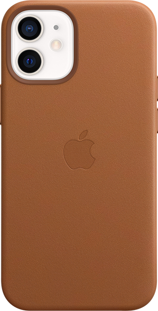 Apple iPhone Leather Case + MagSafe - iPhone 12 mini - Saddle Brown